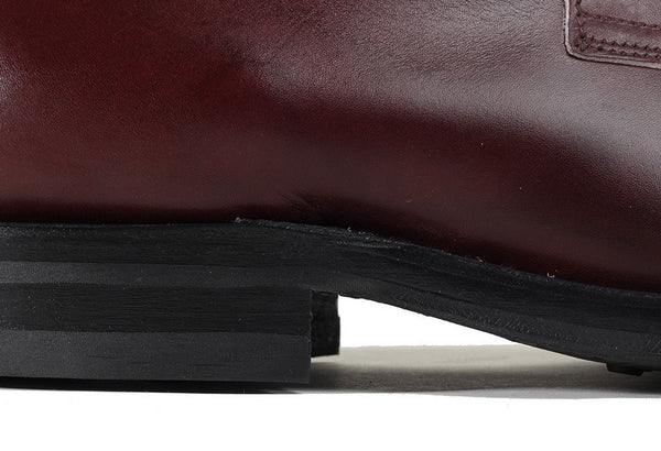 Country Derby Burgundy Box Calf