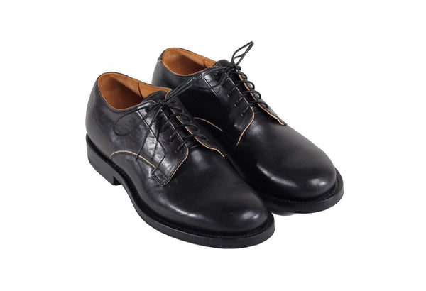 Derby Shoe Black Horsehide