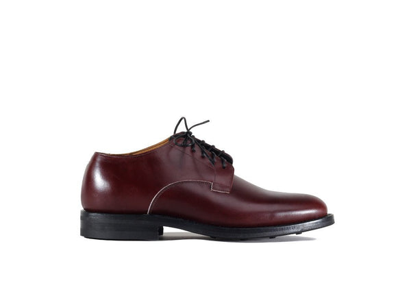 Derby Shoe Burgundy Box Calf
