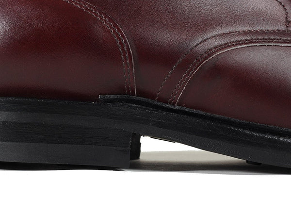 Burgundy Box Calf